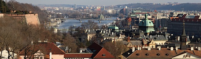 praha z výšky